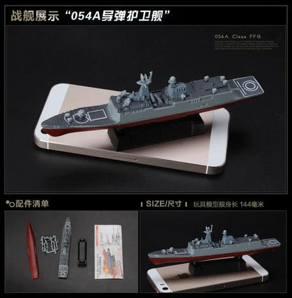 4D Assembled Ship Model Liaoning Battleship Modern Class Battleship Aircraft Carrier Model Military Warship Model Toy - petguardiansupplies