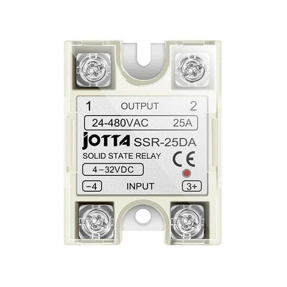 Solid State Relay Module SSR 10DA 25DA 40DA DC Control AC Single Phase With Plastic Cover For PID Temperature Control - petguardiansupplies