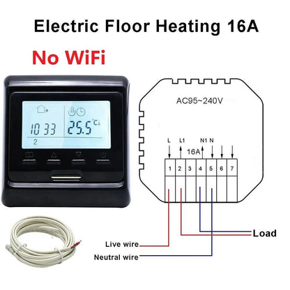 MINCO HEAT Programmable Tuya Smart WiFi Thermostat Electric Heating Warm Floor Temperature Controller - petguardiansupplies