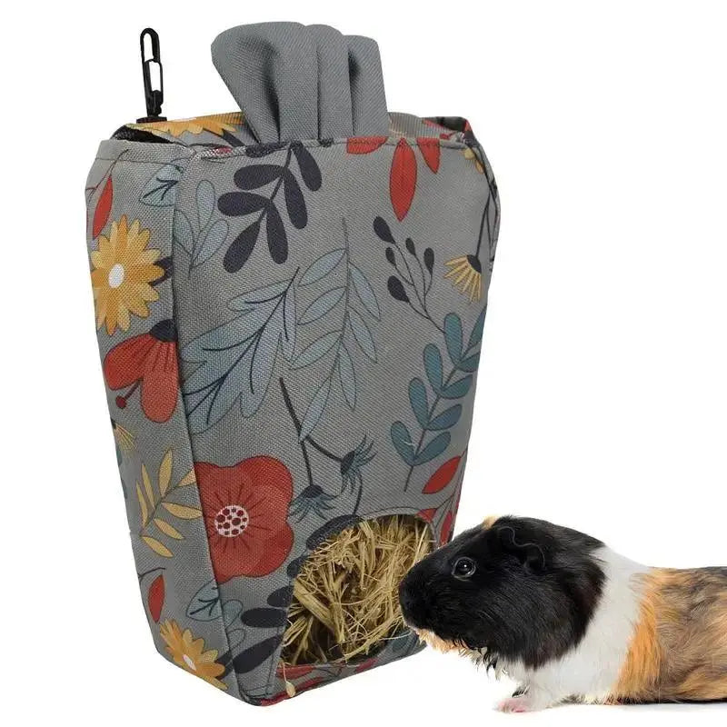 Rabbit Feeder Bag Food Grass Hay Feeder For Pet Chinchillas Dutch Pig Feeding Bag Feeder Bag Hay Food For Small Pets - petguardiansupplies