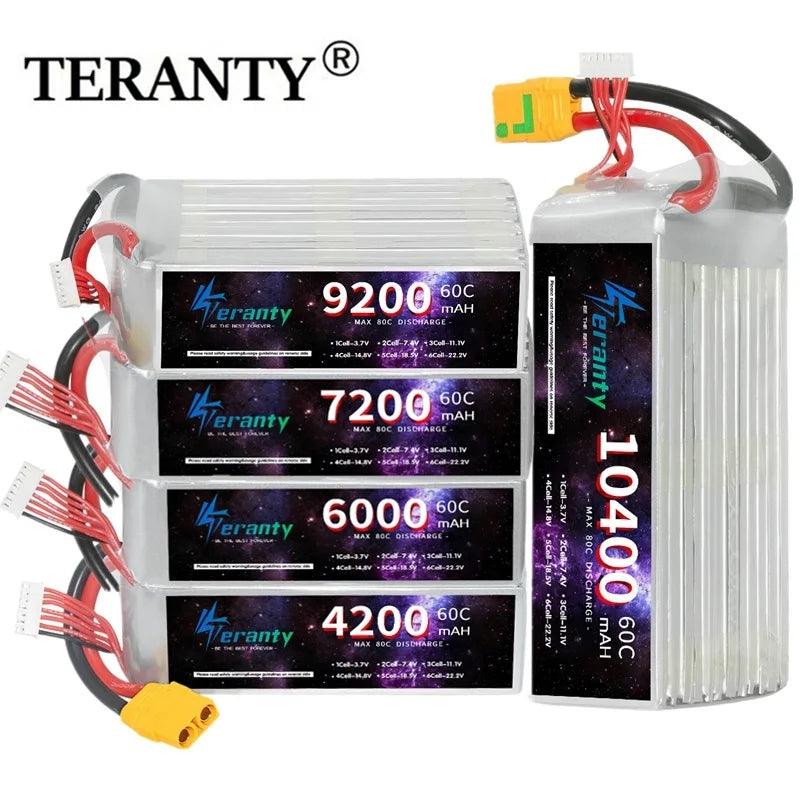 22.2V LIPO Battery RC Lipo 6S 1500mah 2200mah 2700mah 3000mah 4200mah 6000mah 6500mah 9800mah 10400mAh For Drone RC Racing Car - petguardiansupplies