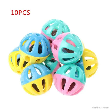 10 Pcs Pet Toy Latex Balls Colorful Chew For Dogs Cats Puppy Kitten Soft Elastic Dropshipping - petguardiansupplies