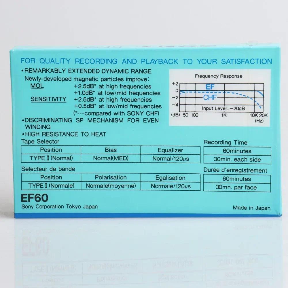 80- 90s Year Retro Sealed Normal Position Blank Cassette Tape EF60 Series - petguardiansupplies