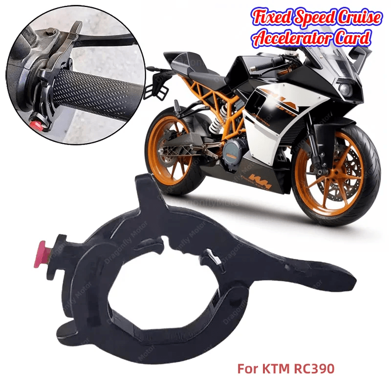 Motorcycle Cruise Control Handlebar Throttle Lock Assist For KTM RC390 RC 390 2014 2015 2016 2017 2018 2019 2020 - petguardiansupplies