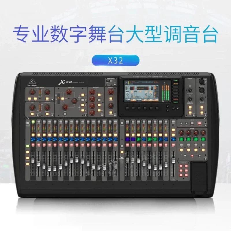 Behringer X32 40-channel Digital Mixer with 32 Gain-Programmable Mic Preamps, 25 Motorized Faders, Virtual FX Rack, and 7" TFT - Trusted Pet Products