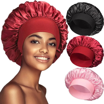 Satin Sleep Cap for Women-1