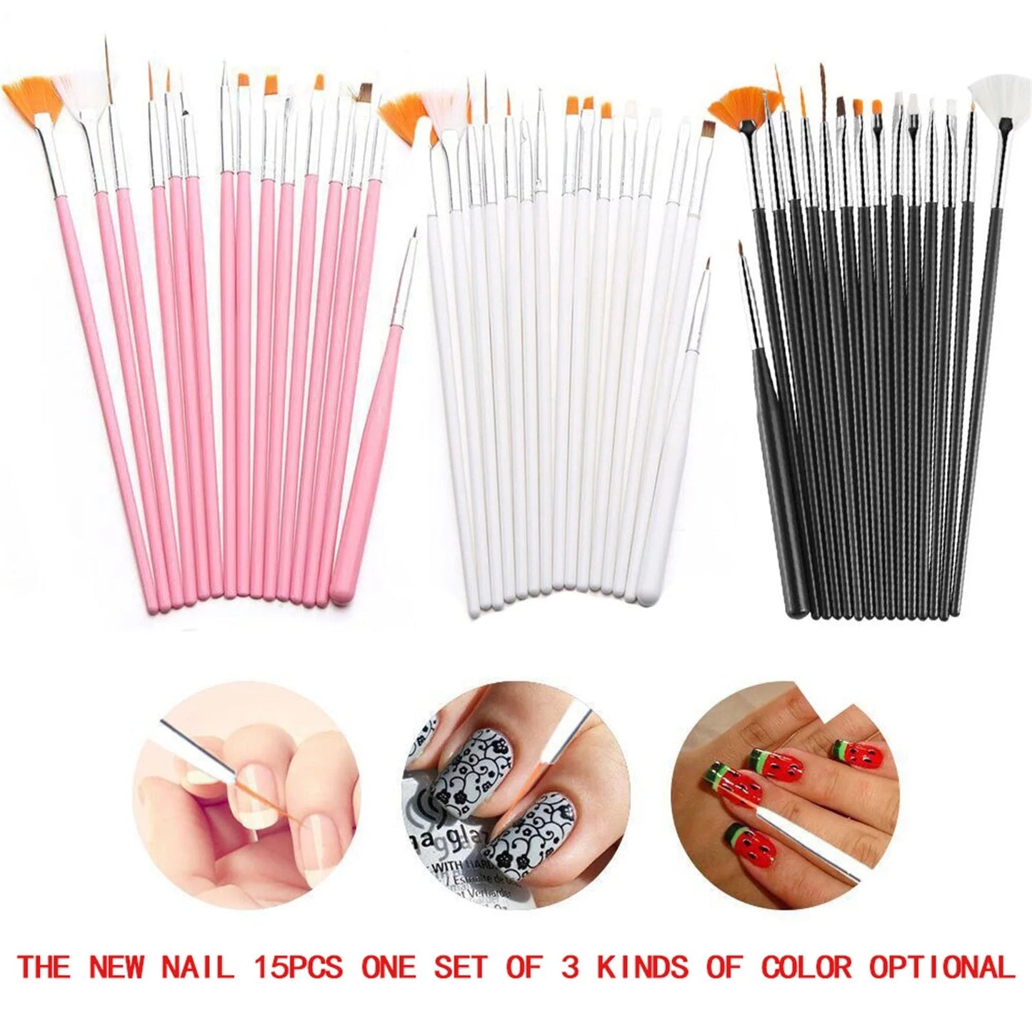 Nail Brush Pen Set 31Pcs with Storage Box Professional Manicure Beauty Tool for UV Gel Painting Acrylic Nail Art - petguardiansupplies