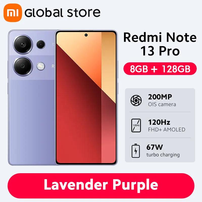 New Global Version Xiaomi Redmi Note 13 Pro 4G Smartphone MTK Helio G99-Ultra 6.67" AMOLED display 67W Turbo Charge with 5000mAh - petguardiansupplies