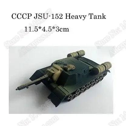 1pcs 1:72 4D Plastic Assemble Tank Kits World War II Model Puzzle Assembling Military Sand Table Toys For Children - petguardiansupplies