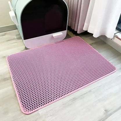 Cat Litter Mat Pet Toilet Waterproof Double Layer Pet Litter Box Mat Nonslip Sand Cat Washable Mat Clean Pad Pet Clean Supplies - petguardiansupplies