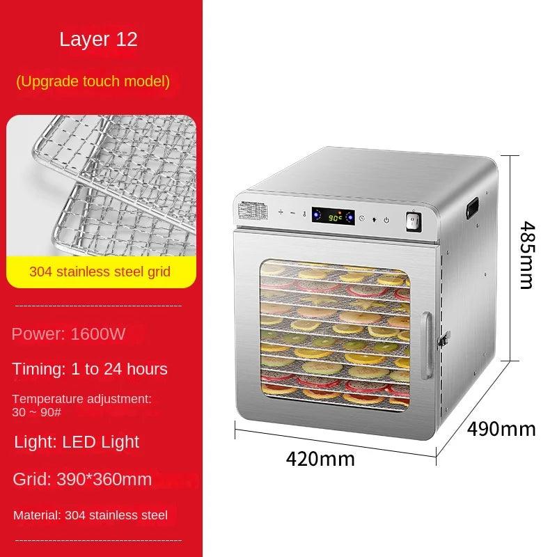 12th, 16th, 20th, and 25th floors fruit dehydrator multifunctional intelligent fruit air dryer - petguardiansupplies