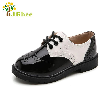 New Spring Summer Autumn Kids Shoes For Boys Girls British Style Children's Casual Sneakers PU Leather Fashion Shoes Formal Soft - petguardiansupplies