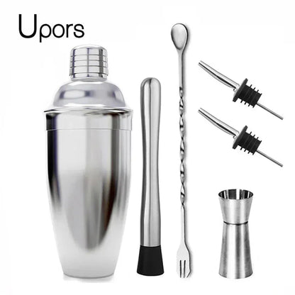 UPORS Stainless Steel Cocktail Shaker Mixer Wine Martini Boston Shaker For Bartender Drink Party Bar Tools 550ML/750ML - petguardiansupplies