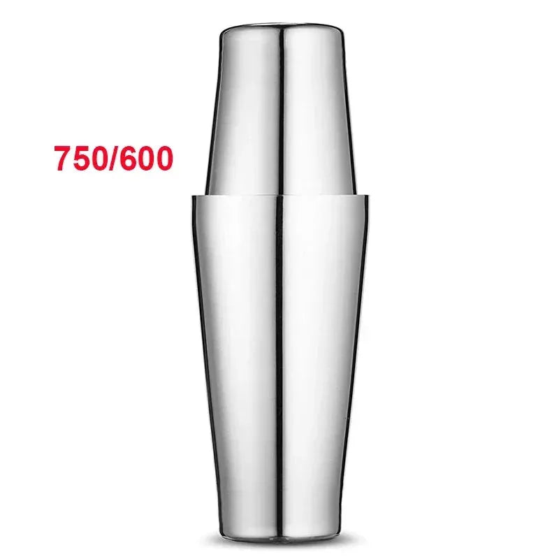 UPORS Stainless Steel Cocktail Shaker Mixer Wine Martini Boston Shaker For Bartender Drink Party Bar Tools 550ML/750ML - petguardiansupplies