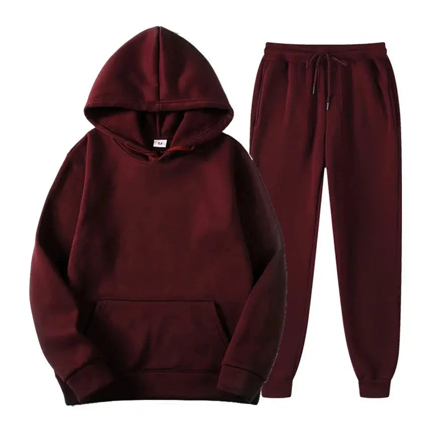 2022 Autumn And Winter Fashion Brand Men Tracksuit New Men's Hoodies + Sweatpants Two Piece Suit Hooded Casual Sets Male Clothes - petguardiansupplies