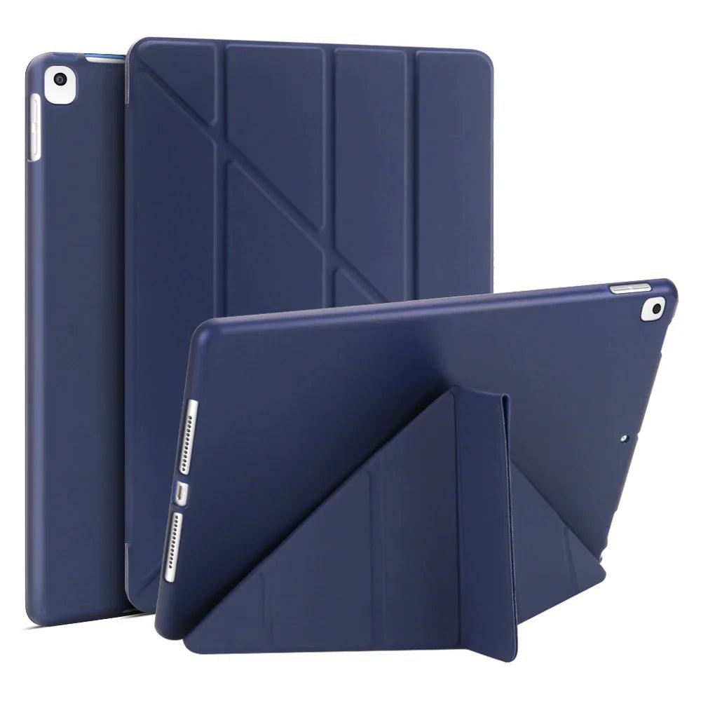 For iPad 10th 2022 Case 10.2 8th 9th 7th 2018 6th Generation Leather Case For iPad 2 3 4 Air 3 10.9 2 1 Mini 4 5 6 Silicon Cover - petguardiansupplies