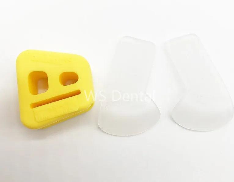 Dental Mouth Prop with Tongue Guard Bite Block Pads Rubber Mouth Opener Autoclavable Dentistry Oral Cheek Retractor Tools - petguardiansupplies