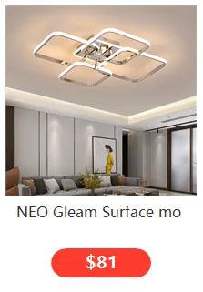 NEO Gleam Modern Led Ceiling Lihgts For Living Room Study room Bedroom Smart Home Alexa Ceiling Lamp fixtures Gold/Black Finish - petguardiansupplies