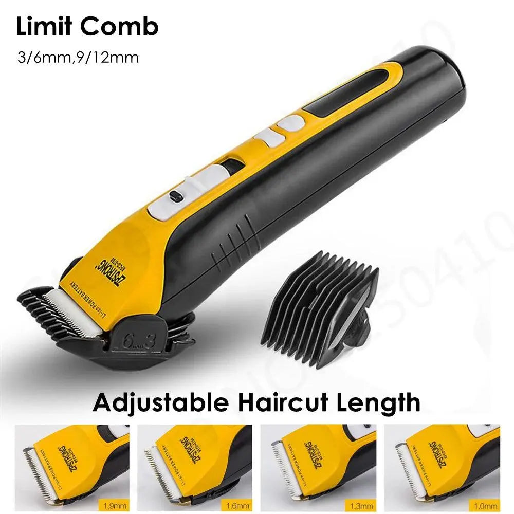 25w Professional Electric Hair Trimmer Rechargeable Hair Clipper Haircut Beard Trimmer Razor for Adult Men LED Display 220V/110V - petguardiansupplies