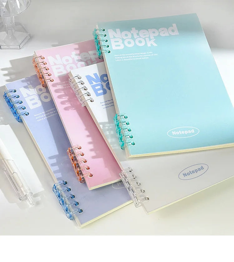 Loose Spiral Notebook Detachable A5 Coil Notebook Ins Good-looking Simple Student Notepad Wholesale cute note books for girls - petguardiansupplies