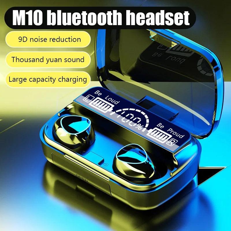 # TWS Wireless Bluetooth Headset with Charge Box for Phone Noise Cancelling Mic Earbuds Wireless Headphones Bluetooth Earphones - petguardiansupplies