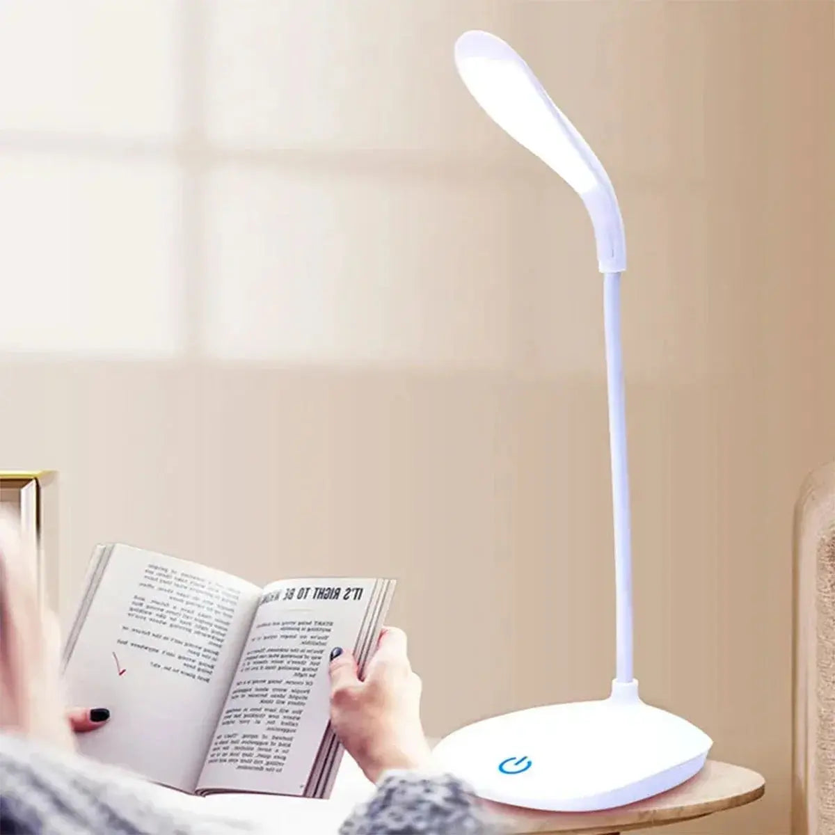 LED Reading Desk Lamp Portable Desk Lamp USB Charging Table Light Touch Dimming Learn Eye Protection Light Room Office Lighting - petguardiansupplies