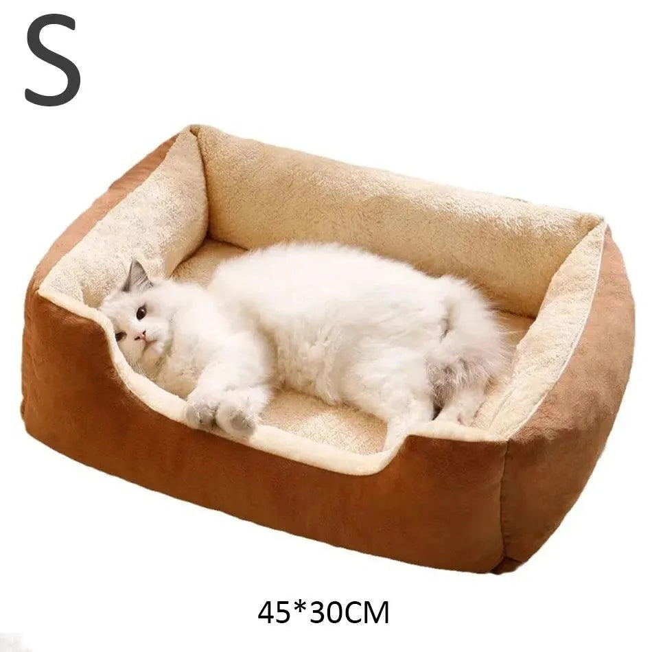 Bed for Cats Pet Products Cushions Kitten Goods Accessories Dog All Houses Supplies Things Accessory Habitats Basket House Beds - petguardiansupplies