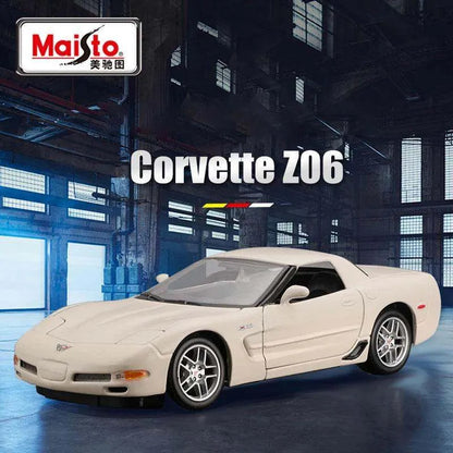 Maisto 1:24 Chevrolet Corvette Z06 Alloy Car Diecasts & Toy Vehicles Car Model Miniature Scale Model Car Toys For Children - petguardiansupplies