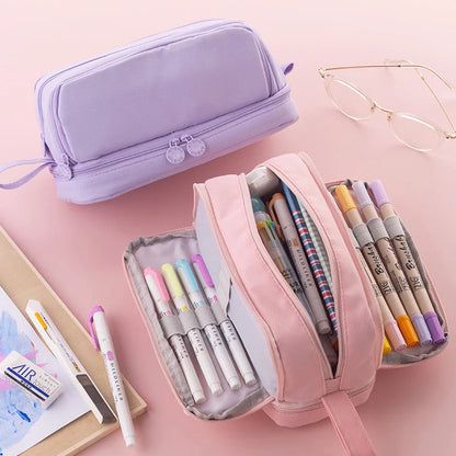 Large Capacity Pen Kawaii Pencil Case Aesthetic Pencil Pouch School Bag Gift Supplies Organizer Stationery Cute PencilCase - petguardiansupplies