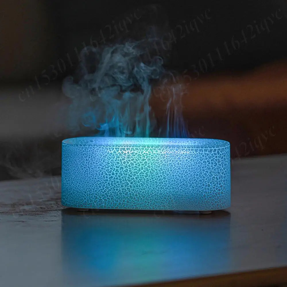 Aroma Humidifier Flame Essential Oil Diffuser USB 7 Colours - petguardiansupplies