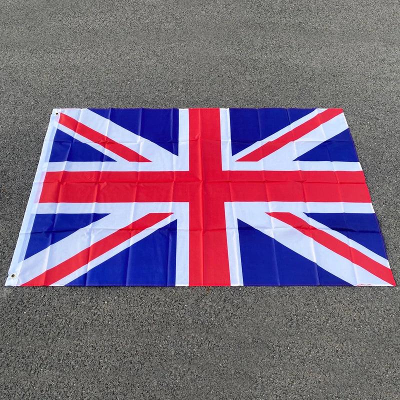 aerlxemrbrae flag great british banner flag 5*3FT 90*150cm united kingdom national polyster uk flag - petguardiansupplies