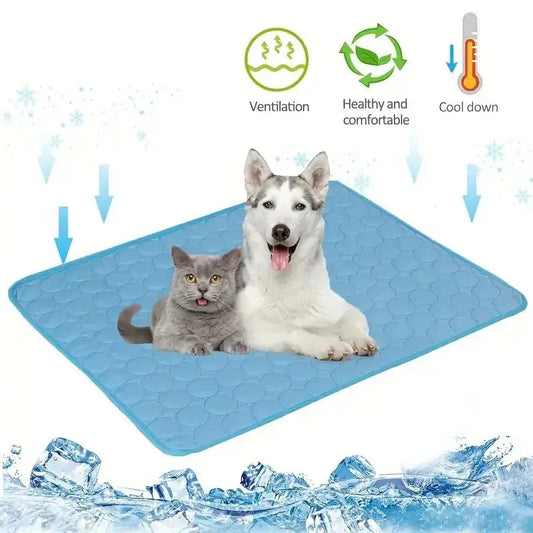 Dog Cooling Mat Summer Pet Cold Bed Extra Large For Small Big Dogs Pet Accessories Cat Durable Blanket Sofa Cat Ice Pad Blanket - petguardiansupplies