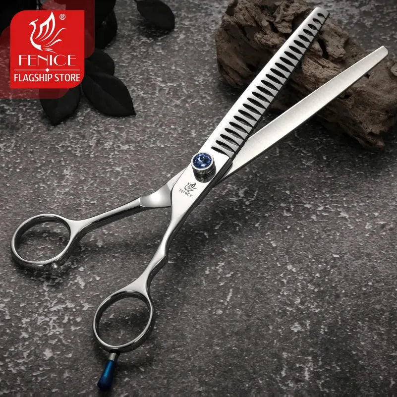 Fenice 7.0/7.5/8.0inch Professional Pet Grooming Scissors Dog Beauty Scissor Chunkers Pet Items Dogs Thinning Scissors Groomer - petguardiansupplies