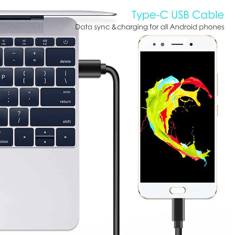 Fast Charging Type C USB Heavy Duty Universal Phone Charger Data Cable Lead - petguardiansupplies