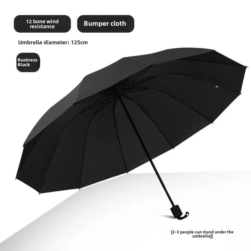 Large Foldable Umbrella Sunshade For Women Durable Umbrella Rain Sun Protection Advertising - petguardiansupplies