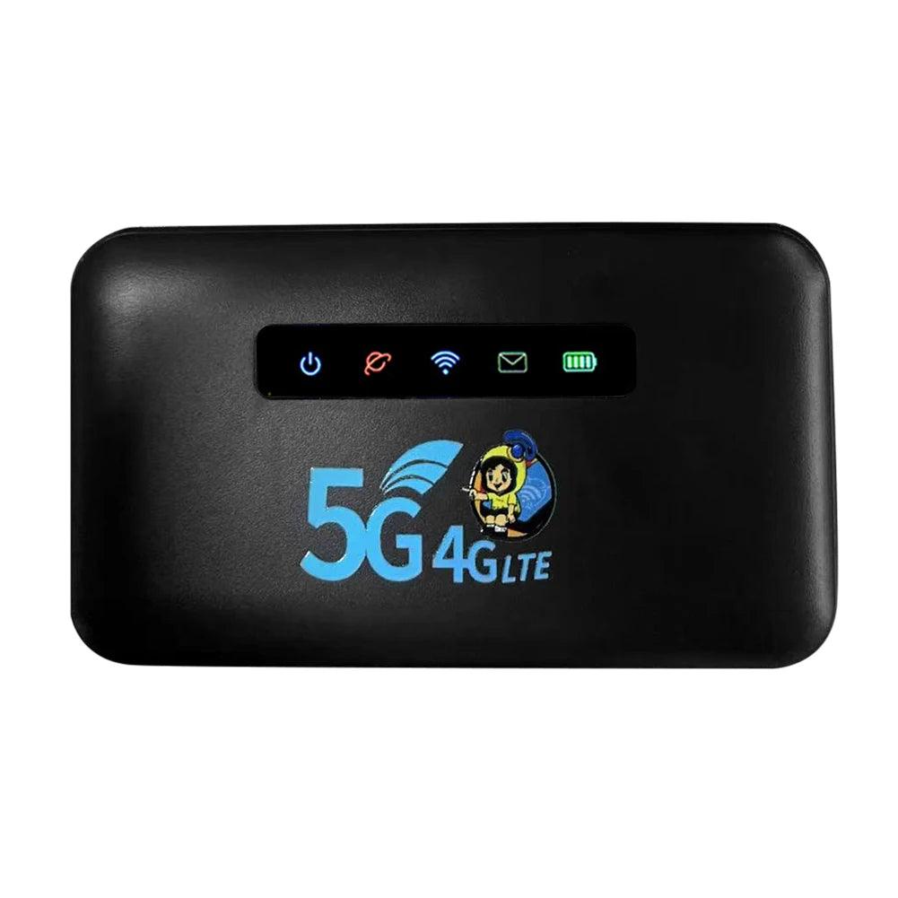 Gen2 4G WiFi Router Lte 150Mbps CAT4 Portable Modem Mini Router with SIM Card Slot Hotspot Pocket 3000mAh for Outdoor Travel - petguardiansupplies