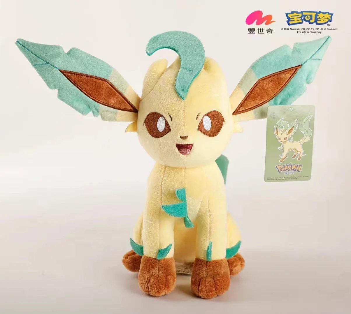 POKEMON Eevee series plush toy dolls are genuine and cute, soft and cute Sylveon cartoon dolls key chain - petguardiansupplies