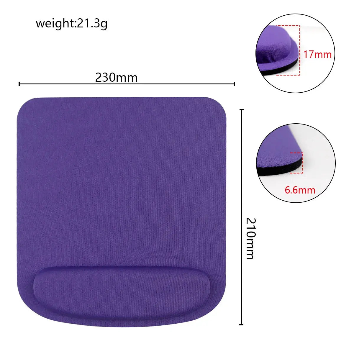 Computer Game Mouse Pad Environmental Eva Ergonomic Mousepad Wrist Pad Solid Color Comfortable Mouse Mats For Office Accessories - petguardiansupplies