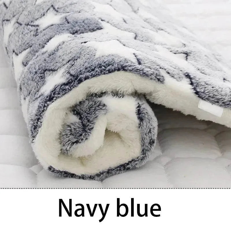 Flannel Pet Sleeping Mat Dog Bed Cat Litter Puppy Bed Dog Sofa Lovely Mattress Cushion for Small Large Dog Blanket Pet Supplies - petguardiansupplies