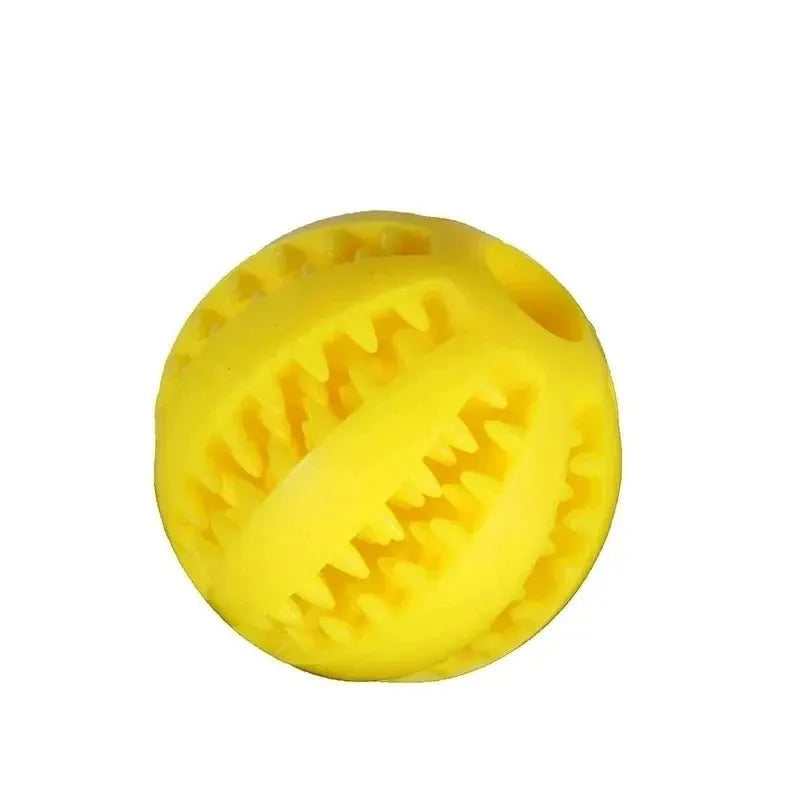 Natural Rubber Pet Dog Toys Dog Chew Toys Tooth Cleaning Treat Ball Extra-tough Interactive Elasticity Ball5cm for Pet Products - petguardiansupplies