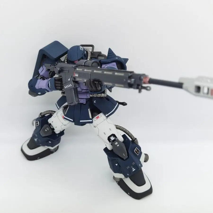 Gaogao Model Hg 1/144 Assembly Model Ms-06R-1A Zaku High Mobility Type Sniper Rifle Axe Cannon Ver Collectible Robot Kits Models - petguardiansupplies