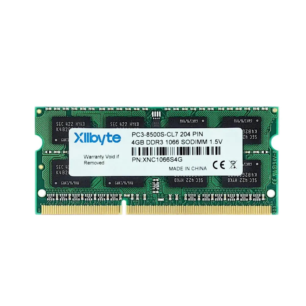 Xllbyte New Sealed SODIMM DDR3 1333Mhz/1600Mhz 2GB/4GB/8GB PC3-10600/12800 memory for Laptop RAM,good quality! - petguardiansupplies