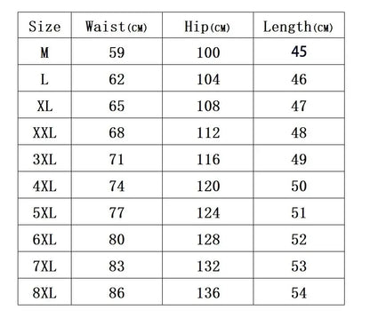 Summer New Arrival Sports Shorts Men New Comfortable Elastic Waist Clothing Male Breathable Short Trousers Plus 6XL 7XL 8XL - petguardiansupplies