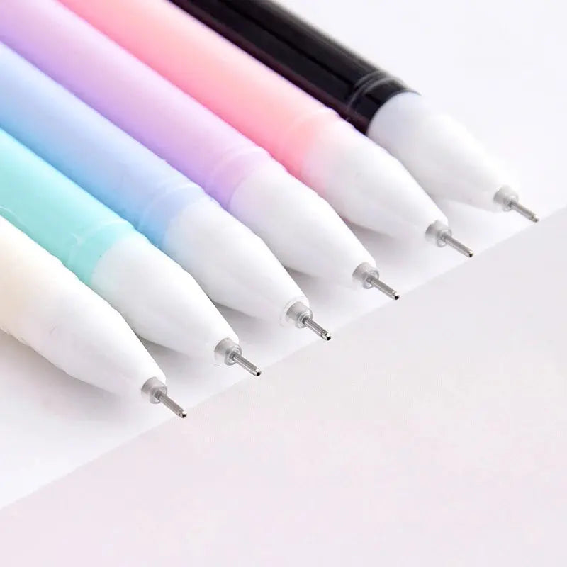 6PCS/set Kawaii Cat Gel Pen 0.38mm Creative Cute Neutral Ink Pen Children Gift School Office Writing Supplies Stationery - petguardiansupplies