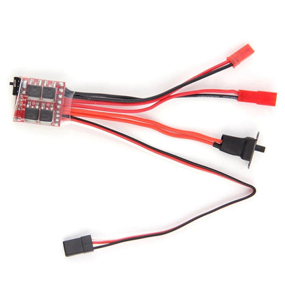 Micro ESC 20A 30A Brushed ESC RC ESC Electric Speed Controller 2S 4~8v for DIY Mini 1/16 1/18 1/24 RC Car Boat Tank w/Brake - petguardiansupplies