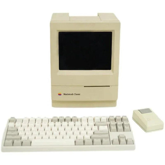 Second-generation 8-inch computer replica Macintosh retro computer desktop all-in-one - petguardiansupplies