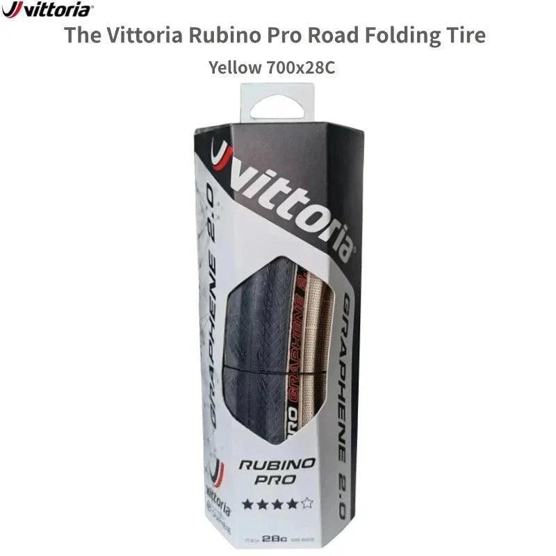 Vittoria Rubino Pro IV Graphite Race 2.0 700x25/28C Folding Tyres Road 28" Bicycle Clincher tire - Trusted Pet Products