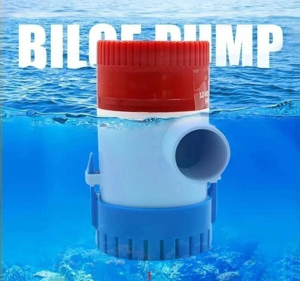 12V 24V 220V 60L/min 1100GPH Bilge Pump Mini Boat Pumps 12 V Submersible Kayak Rule Water 24 Volt Garden Rinse Car Wash Bath - petguardiansupplies