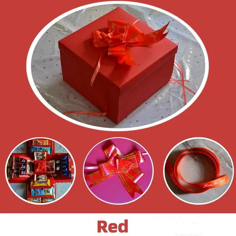 Explosion Box Diy Explosion Surprise Gift Box Assembled Handmade Snack Box For Birthday Gift Anniversary Valentines Day Wedding - petguardiansupplies