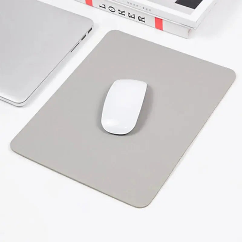 Small PU mouse pad Non-Slip Gaming Desktop Leather Mouse Pad Waterproof Anti-Scratch Easy To Clean Mat For PC Laptop Desktop - petguardiansupplies